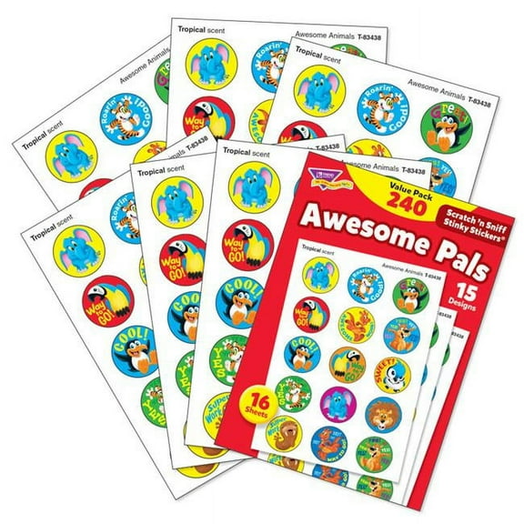 TREND T-83914 Stinky Sticker Variety Pack Awesome Pal