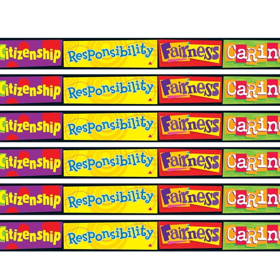 TREND T-85062-6 Character Education Border (6 PK)