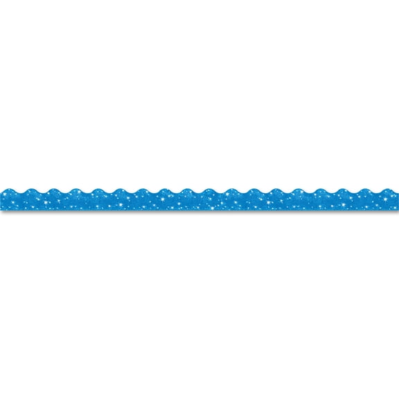 TREND Terrific Trimmers Sparkle Border, 2 1/4" x 39" Panels, Blue, 10/Set -TEPT91413