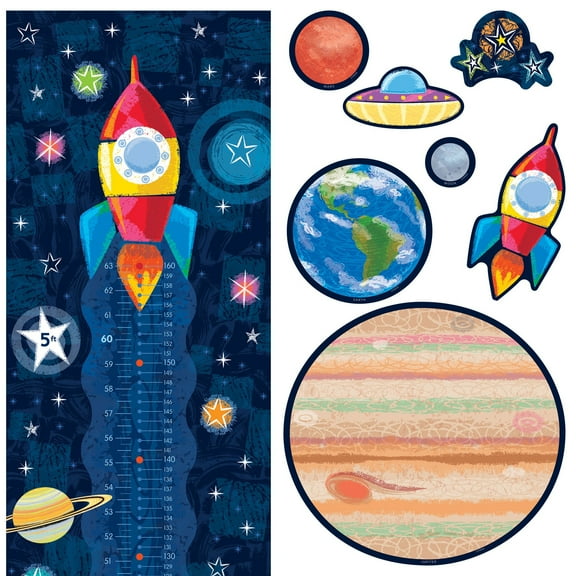 Up We Grow Learning Set, by TREND enterprises, Inc., Dry Erase Space Growth Learning Chart , Ages 4-10