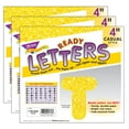 thumbnail image 1 of TREND Yellow Sparkle 4" Casual Uppercase Ready Letters, 71 Per Pack, 3 Packs, 1 of 3