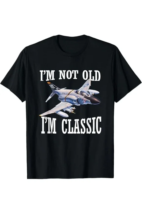 TRENDING! Funny F-4 Phantom tee, Perfect for Flying Airplanes. Tee T-Shirt S-3XL