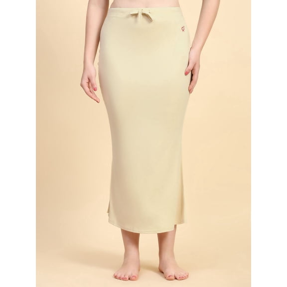 TRENDMALLS Women's Polyester Spandex Stretchable Fish Cut Saree Shapewear Petticoat for Women, Cotton Blended, Skirts for Women, Saree Shaper