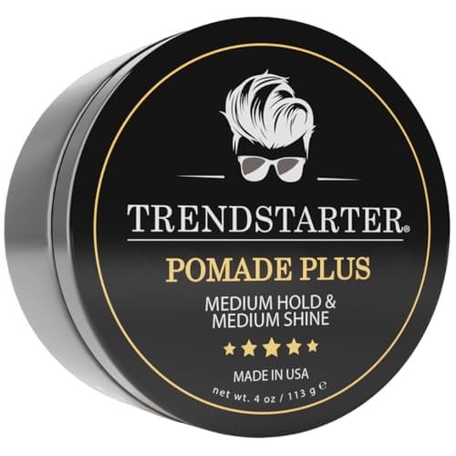 TRENDSTARTER POMADE PLUS (4oz) Medium Hold Medium Shine Flake