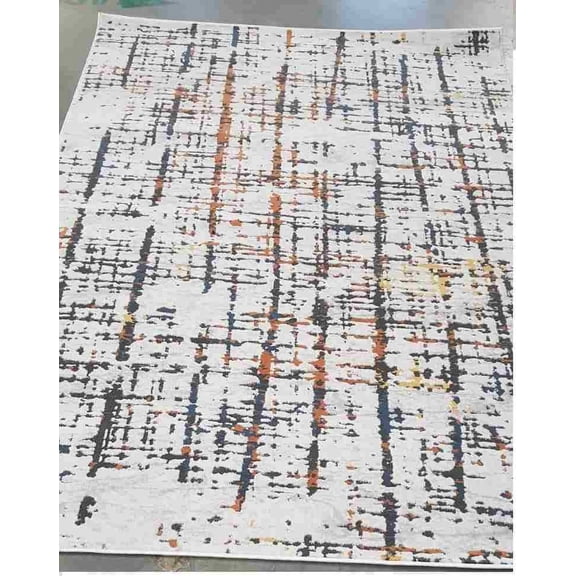 TRENDY Modern Stylish Living Room Rug Design 1425 - 2'6"x7'9" Runner, Multi