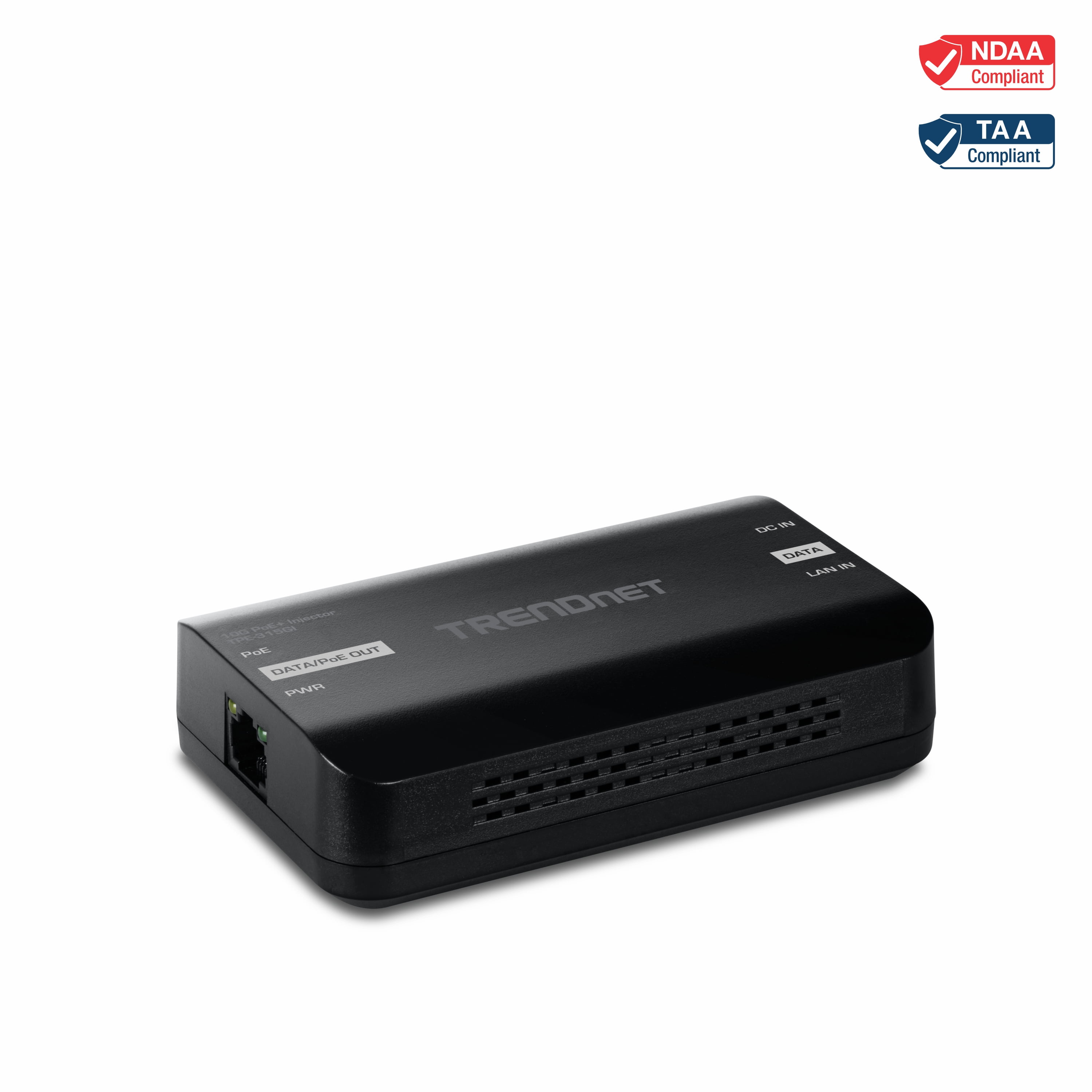 TRENDnet 10G PoE+ Injector, TPE-315GI - Walmart.com