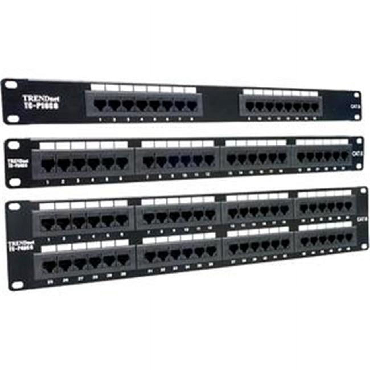 TRENDnet 48-port Network Patch Panel 48 x RJ-45 48-port Network Patch ...