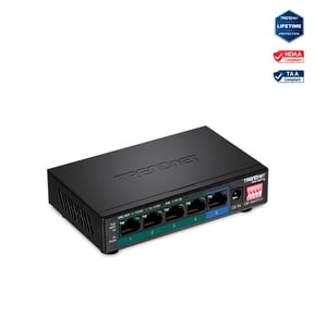 TRENDnet TPE-TG51g, 5-Port Gigabit PoE+ Switch