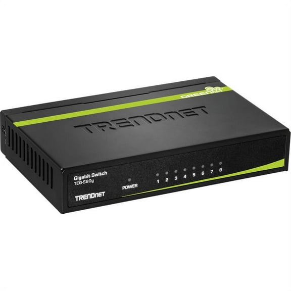 TRENDnet 8-Port Gigabit GREENnet Switch - 8 x 10/100/1000Base-T