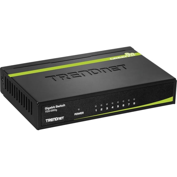 TRENDnet TEG-S80g  8-Port Gigabit GREENnet Mini Switch