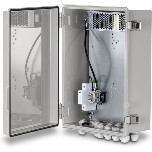 TRENDnet TI-CA4K,Outdoor IP68 Weatherproof Enclosure with 350W Power
Supply