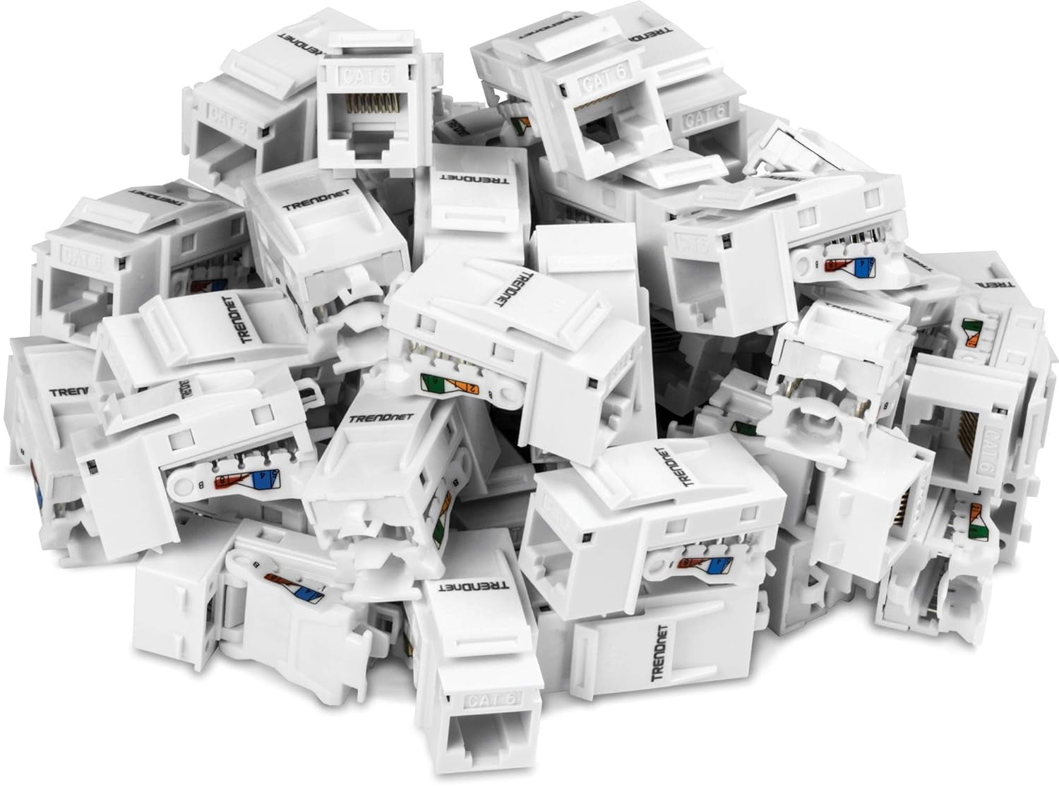 TRENDnet TC-K50C6 50 Pack Cat6 RJ-45 Keystone Jack