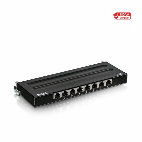 TRENDnet TC-P08C6AS 8-Port Cat6A Shielded Wall