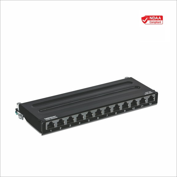 TRENDnet TC-P12C6AS 12-Port Cat6A Shielded
