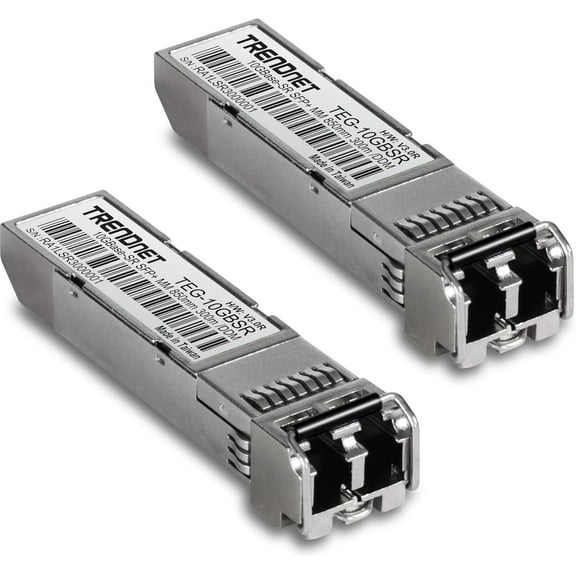 TRENDnet TEG 10GBSR/2,2-Pack 10GBASE-SR SFP+ Multi Mode LC Modules