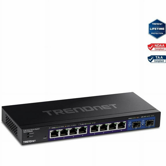 TRENDnet TEG-3102WS, 10-Port Multi-Gig Web Smart Switch