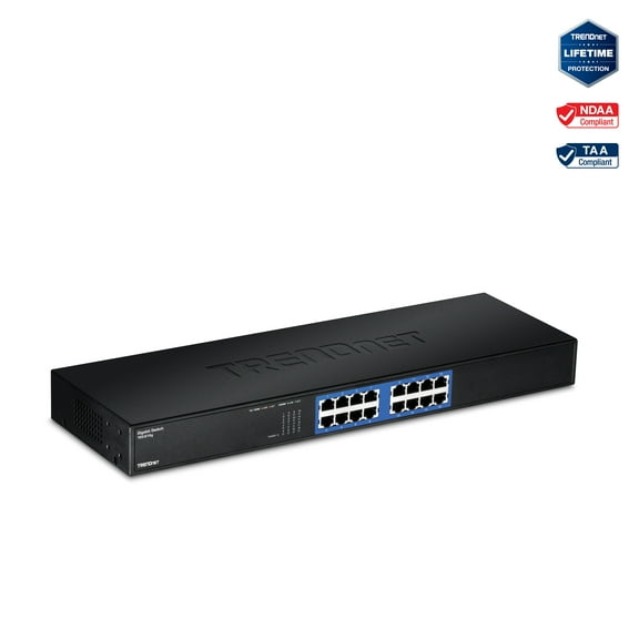 TRENDnet TEG-S16g 16-port Gigabit GREENnet Switch(Rack Mount)