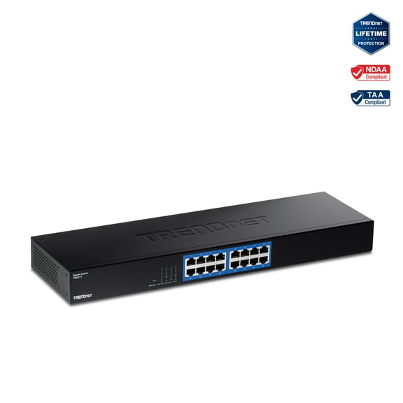 TRENDnet TEG-S17,16-Port Gigabit Switch