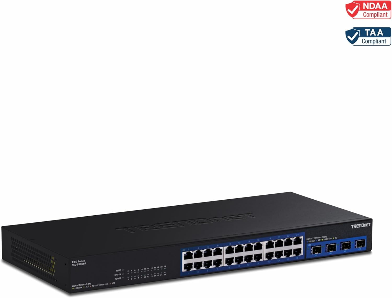 TRENDnet  TEG-S50284 28-Port 2.5G Switch with 10G SFP+ Ports