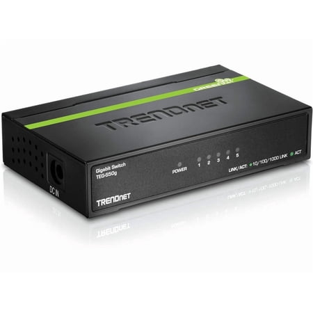 TRENDnet TEG-S50g, 5-Port Gigabit GREENnet Mini Switch