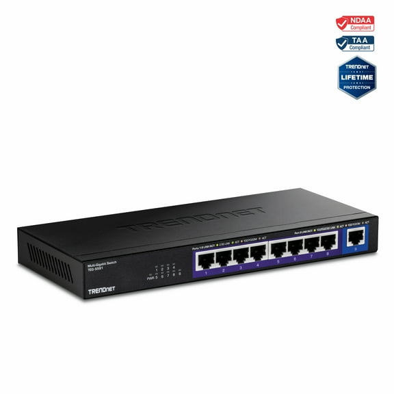 TRENDnet TEG-S591, 9-Port Multi-Gig Switch