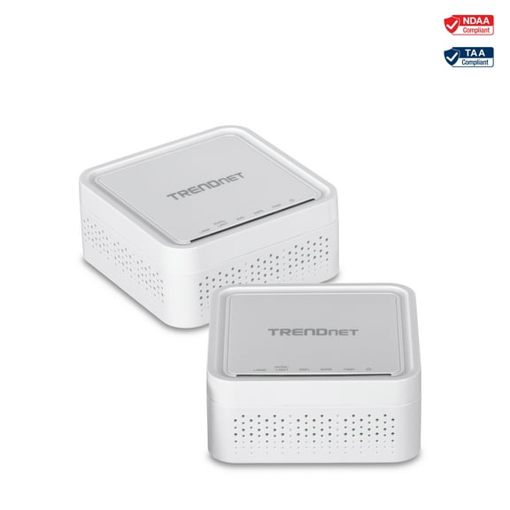 TRENDnet TEW-832MDR2K,  AC1200 Dual Band WiFi EasyMesh Kit (2-Pack)