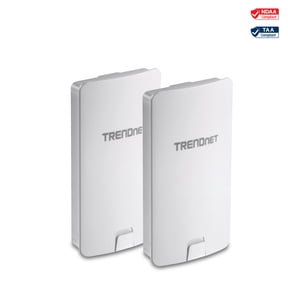 TRENDnet TEW-840APBO2K 14 dBi WiFi AC867 Outdoor PoE Preconfigured Point-to-Point Bridge Kit