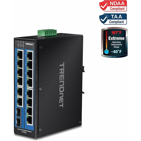 TRENDnet TI-G162 16-Port Industrial Gigabit
