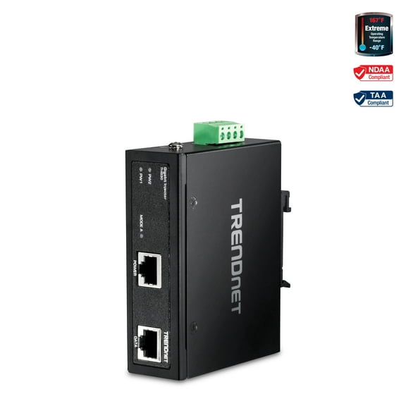 TRENDnet TI-IG30  Industrial 30W Gigabit PoE+ Injector