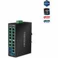 thumbnail image 1 of TRENDnet TI-PG162 16-Port Industrial Gigabit PoE, 1 of 12