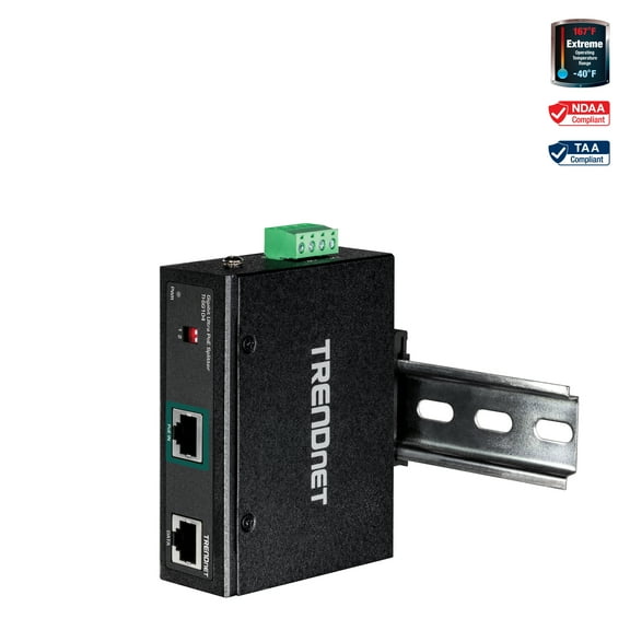 TRENDnet TI-SG104 Industrial Gigabit PoE++ Splitter