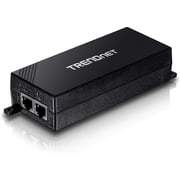 TRENDnet TPE-115GI PoE+ Gigabit Injector, 30W PoE Injector with Auto-Sensing and 100M Range, Black