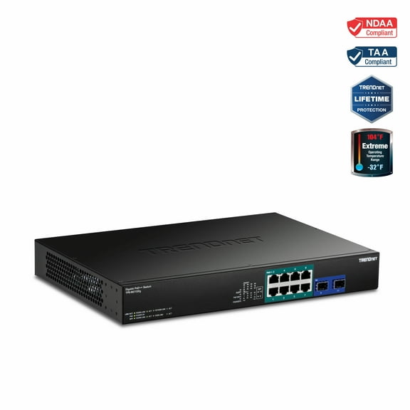 TRENDnet TPE-BG102g, 10-Port Gigabit PoE++ Switch