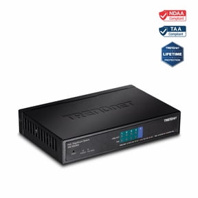 TRENDnet TPE-TG50ES 5-Port Gigabit EdgeSmart PoE+ Switch (31W)