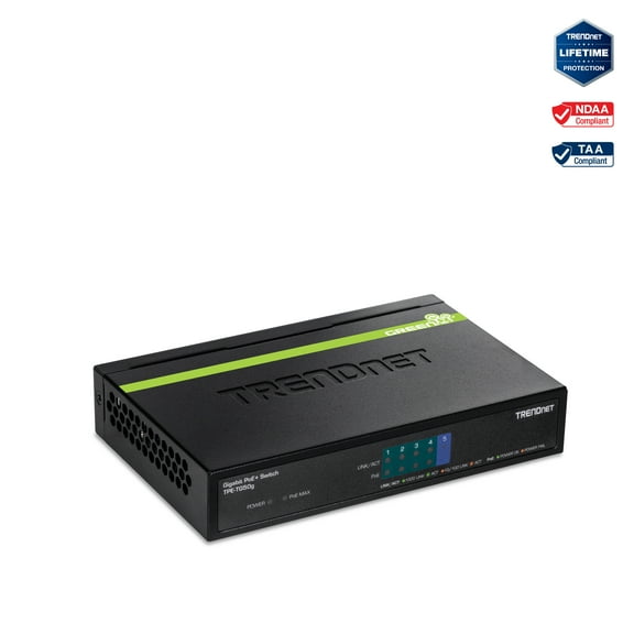 TRENDnet TPE-TG50g 5-port Gigabit PoE+ Switch