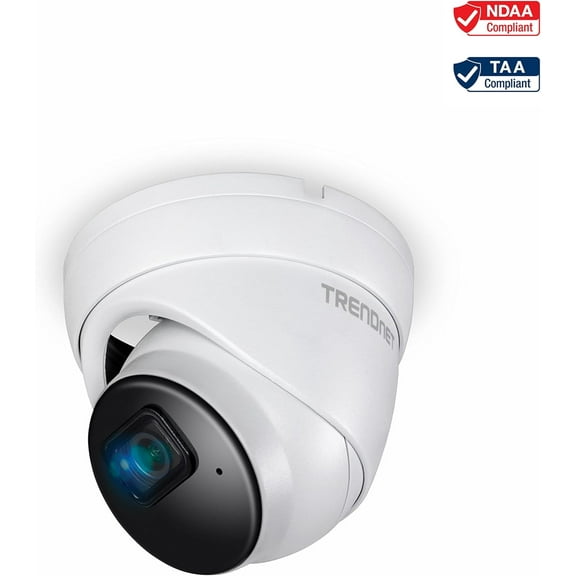 TRENDnet TV-IP1515PI Indoor/Outdoor 5MP H.265 WDR PoE IR Fixed Turret Network Camera