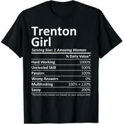 TRENTON GIRL NJ NEW JERSEY Funny City Home Roots USA Gift T-Shirt