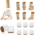 thumbnail image 1 of TRENZADO 16 Pcs Chair Leg Protectors for Hardwood Floors, Silicone Furniture Leg Caps Protection Cover Pad for Protecting Wood Floors from Scratches and Noise, Smooth Moving for Chair Feets, 1 of 7