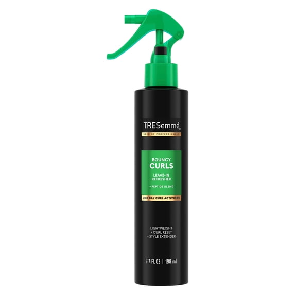 TRESemmé Leave-In Refresher for a 2nd Day Curl Activation, Bouncy Curls with Peptide Blend, 6.7 fl oz