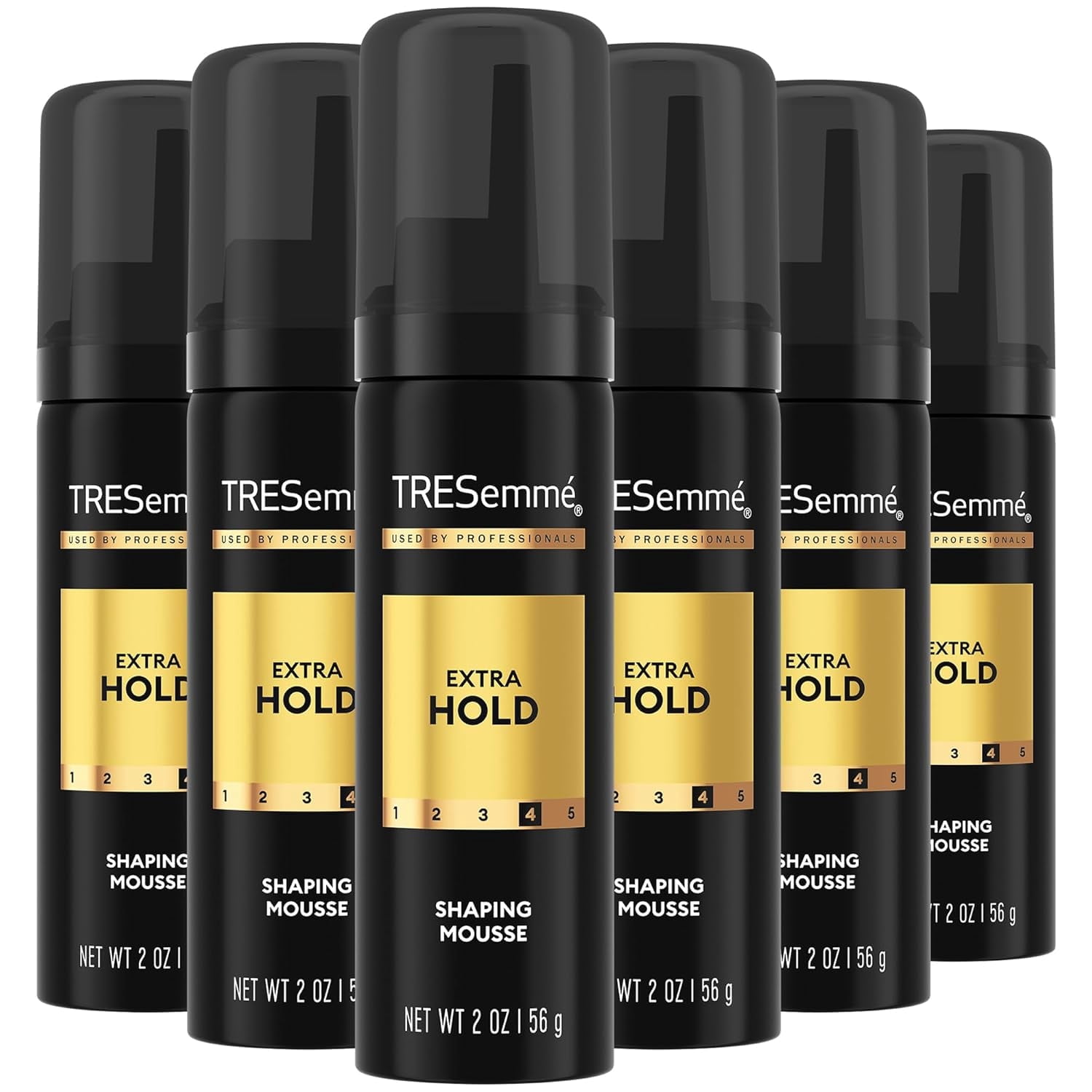 TRESemm√©, Extra Hold Mousse for Curls, 2 Oz, Travel Size Pack of 6 ...