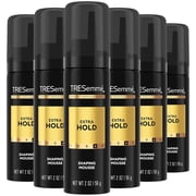 TRESemm  Extra Hold Mousse for Curls, Volume & Frizz Control - Hair Care Product for Women & Men, Travel Size, 2 Oz Pack of 6