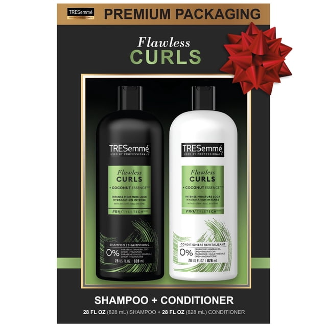 TRESemmé Flawless Curls Shampoo and Conditioner Set, Curly Hair