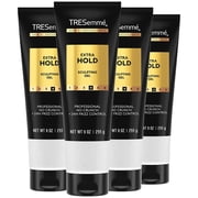 TRESemm  Hair Gel, Sculpting, Extra Hold, 4-Pack   Frizz Control, Professional Quality Styling Products, Alcohol-Free, 9 Oz Ea