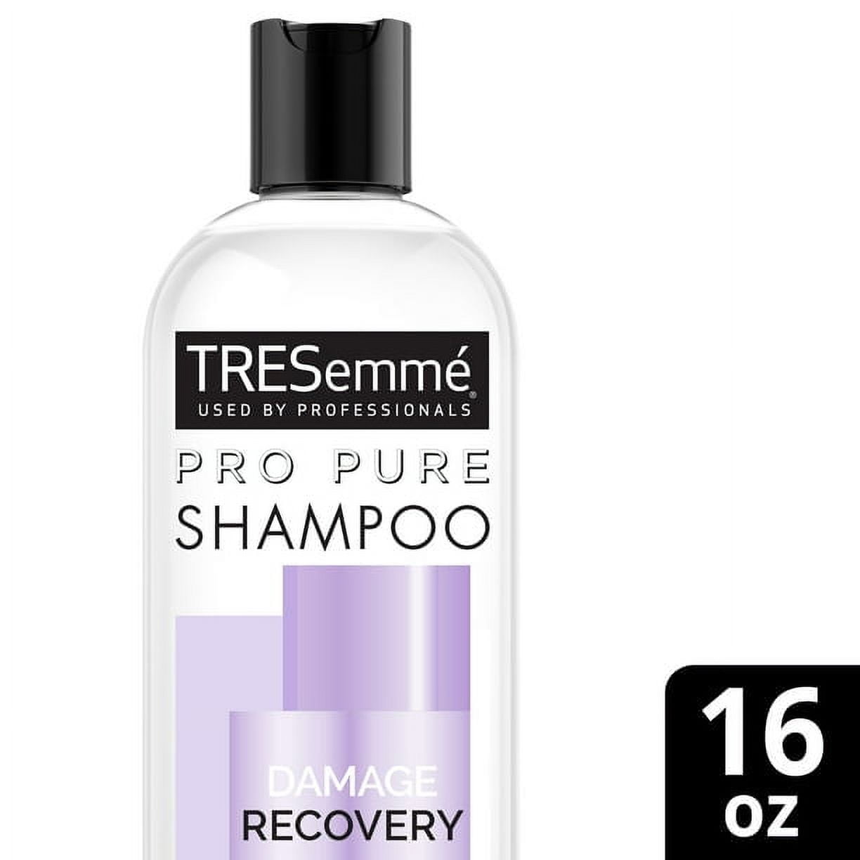 TRESemmé Pro Pure Shampoo for Damaged Hair Damage Recovery Sulfate Paraben 16 Oz (Each)