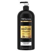 TRESemm  Rich Moisture Moisturizing Conditioner With Pump With Up To 72H Hydration For Dry Hair, With Pro Style Technology Formula For Dry Hair Conditioner,39 fl oz
