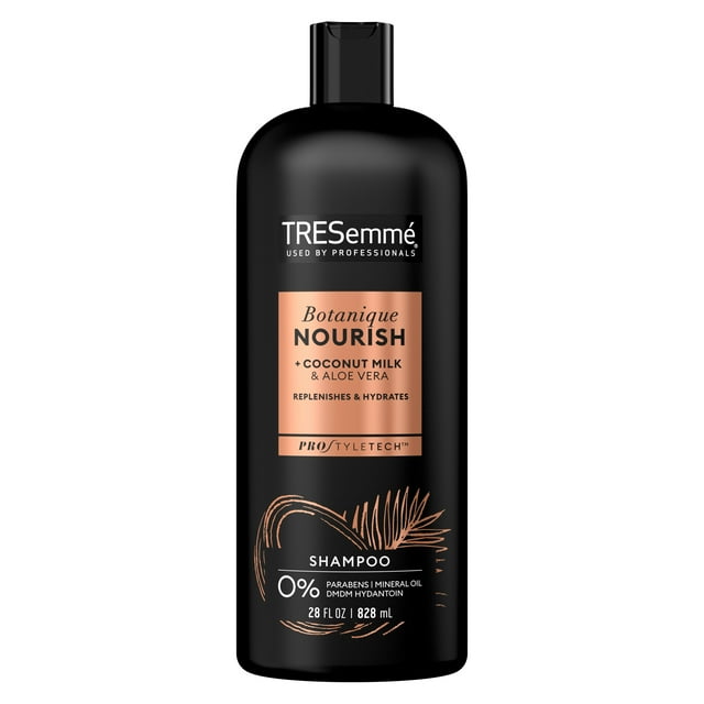 TRESemme Botanique Nourish Daily Shampoo with Coconut Milk for All Hair Types, Aloe Vera, 28 fl