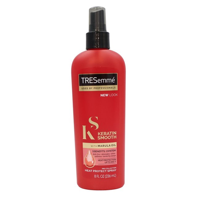 TRESemme Keratin Smooth LeaveIn Heat Protectant Spray Hair, 8 Oz
