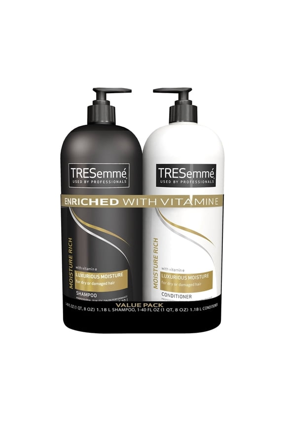 e Moisture Rich Shampoo & Conditioner Value Pack - 2/40oz