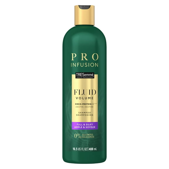 TRESemme Pro Infusion Fluid Volume Daily Shampoo with Biotin, 16.5 fl oz