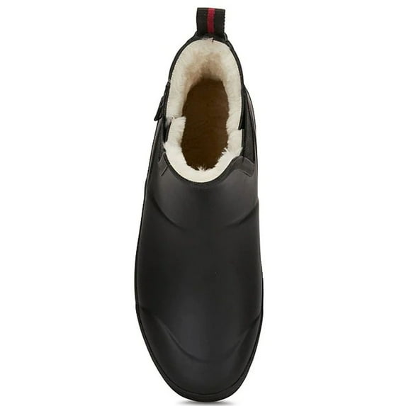 TRETORN Lara Lined Faux Fur Lined Chelsea Rain Booties, Black 8